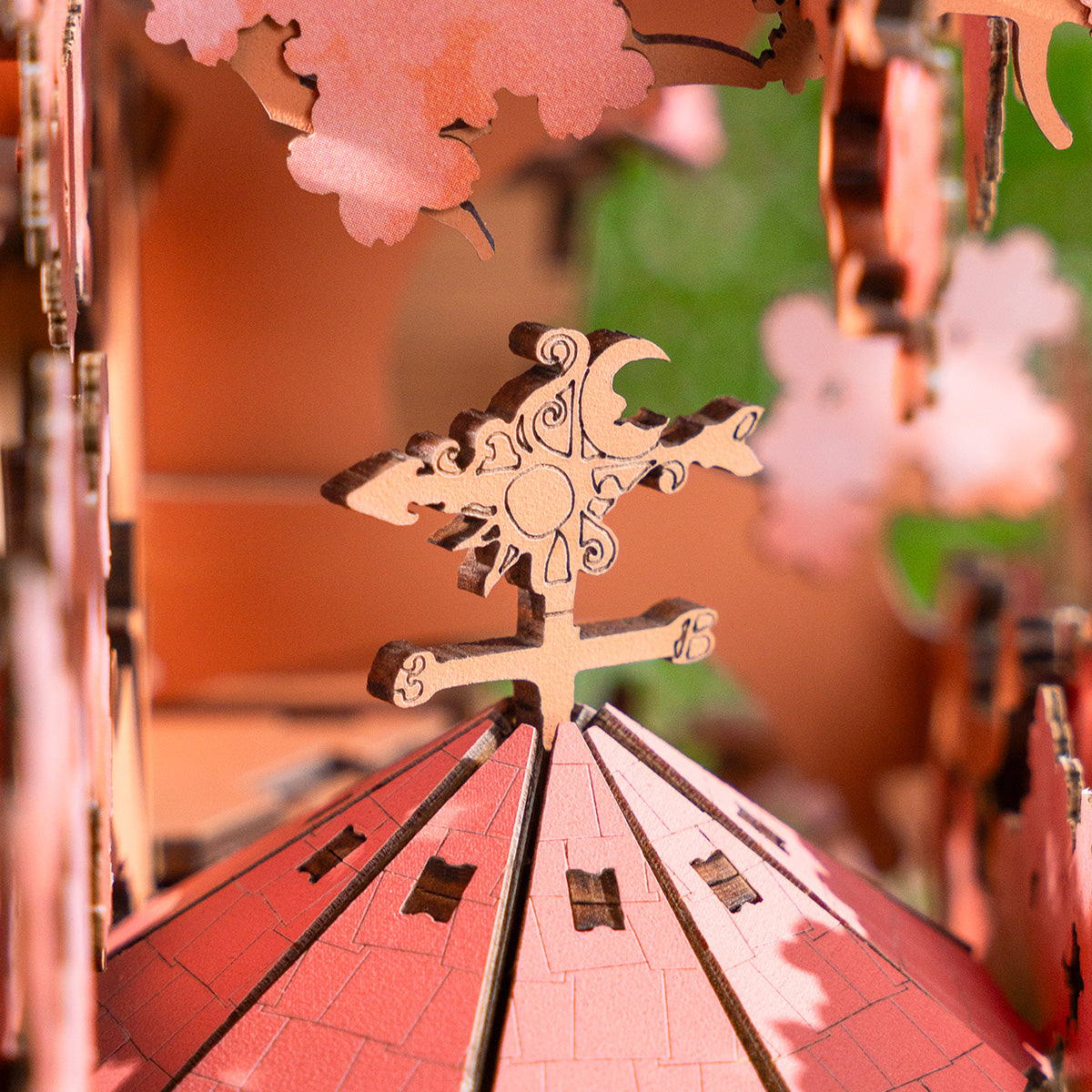 Rolife 3D Wooden Puzzle - Sakura Tree House - Image 4